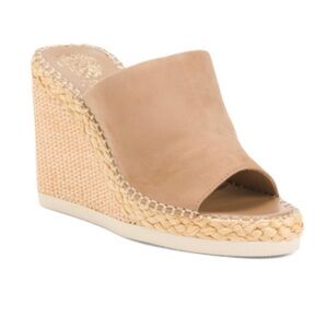 Vince Camuto Tan Wedge Sandals
